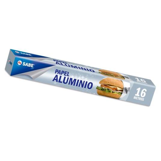 Papel Aluminio 16 m 1 ud