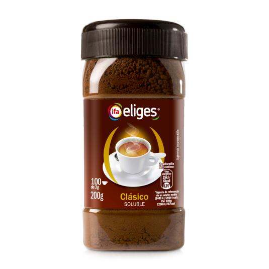 Café soluble natural - Eliges - 200g
