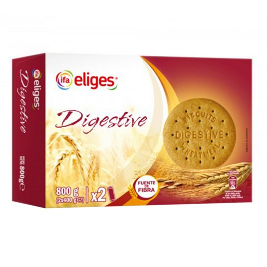 Galletas digestive - Eliges - 2x400g