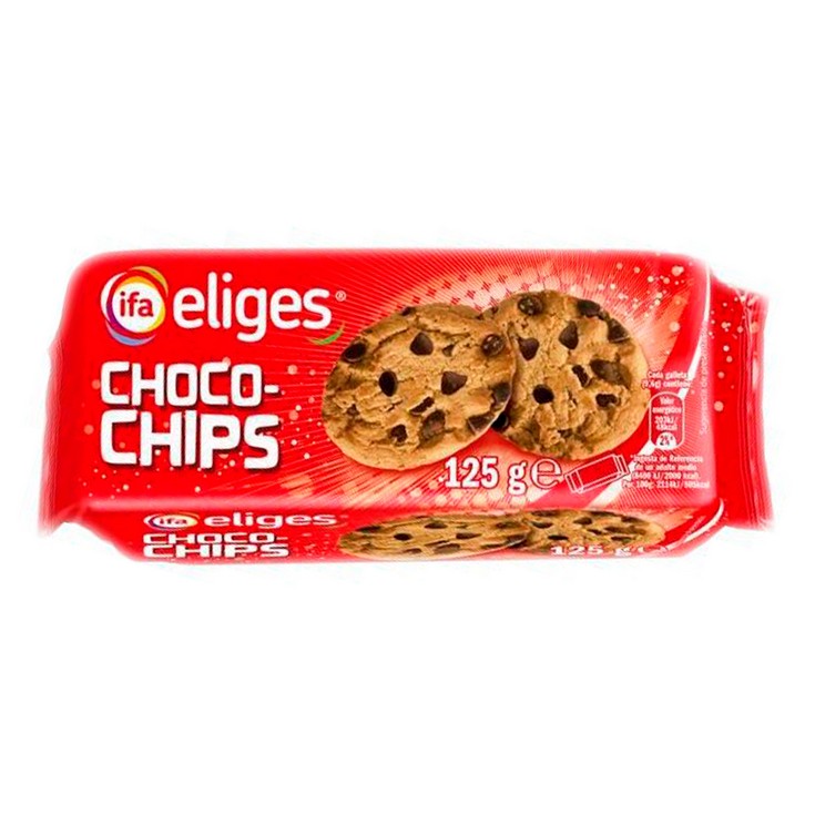 Galletas con pepitas de chocolate - Eliges - 125g