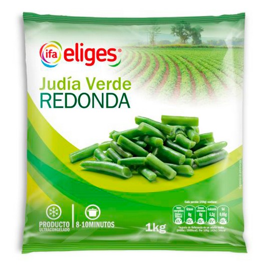 Judias verdes redondas - Eliges - 1kg