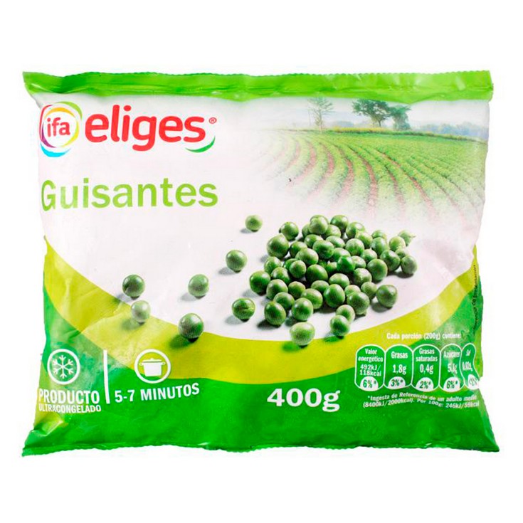 Guisantes finos congelados - Eliges - 400g