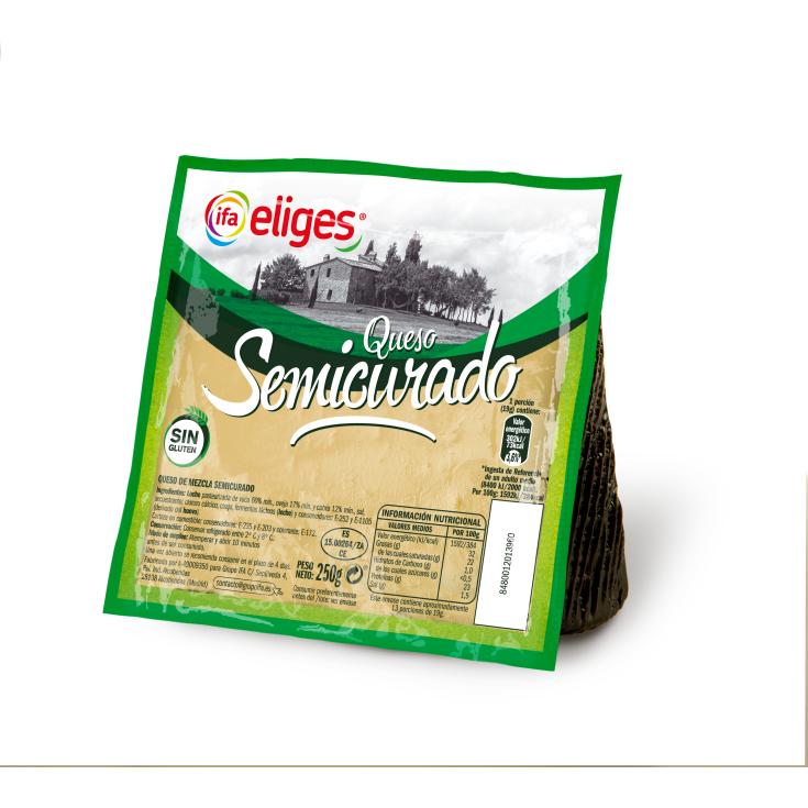 Queso semicurado cuña - Eliges - 250g