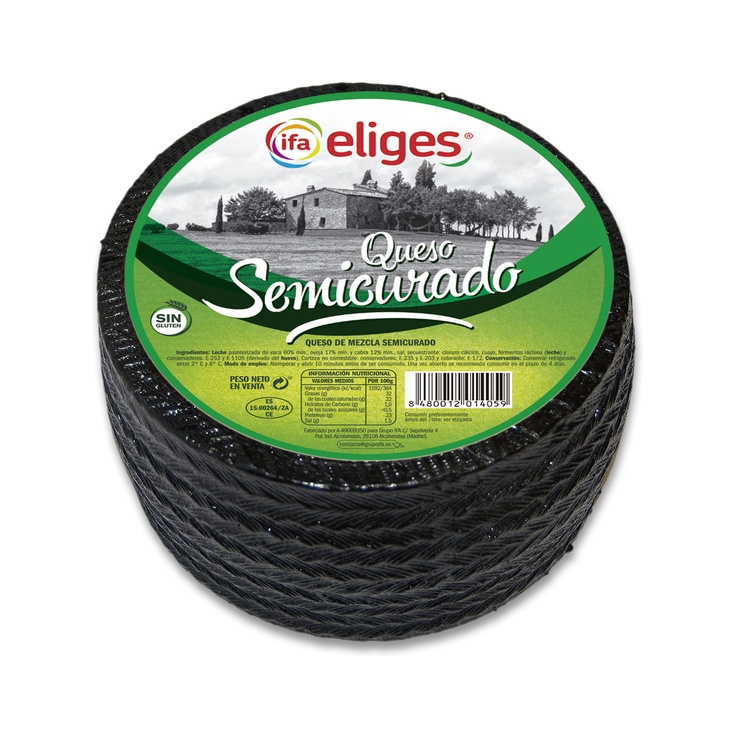 Queso mezcla semicurado entero 3kg