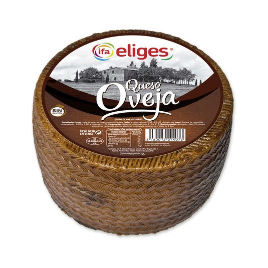 Queso de oveja curado entero peso variable pieza de 3kg