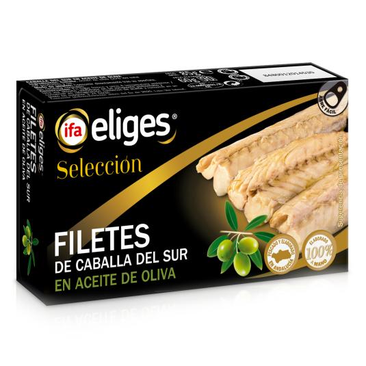 Filetes de Caballa Del Sur en Aceite de Oliva - Eliges - 60g