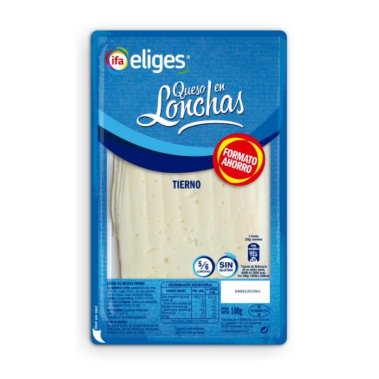 Queso tierno lonchas - Eliges - 100g