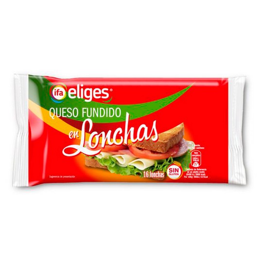 Queso lonchas fundido - Eliges - 300g