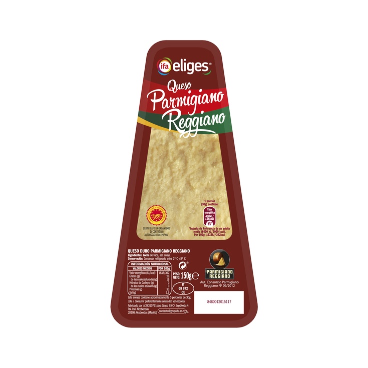 Queso parmigiano reggiano bloque 150g