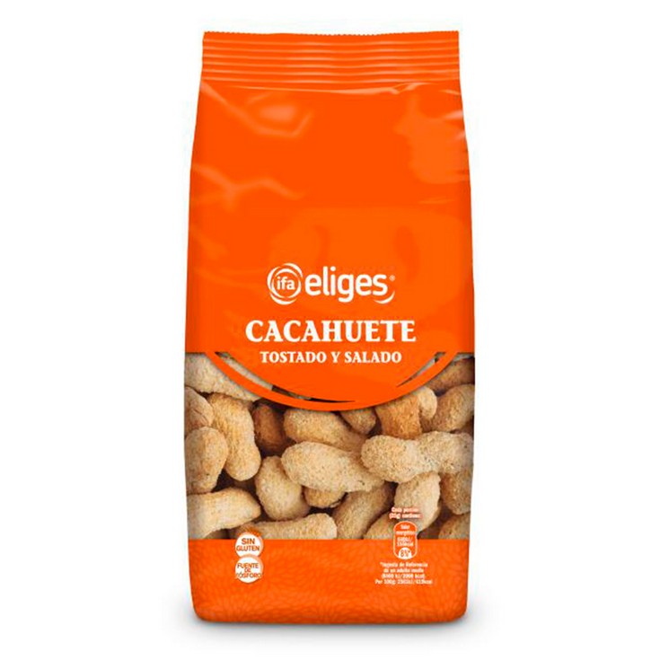 Cacahuete jumbo cáscara c/sal 250g
