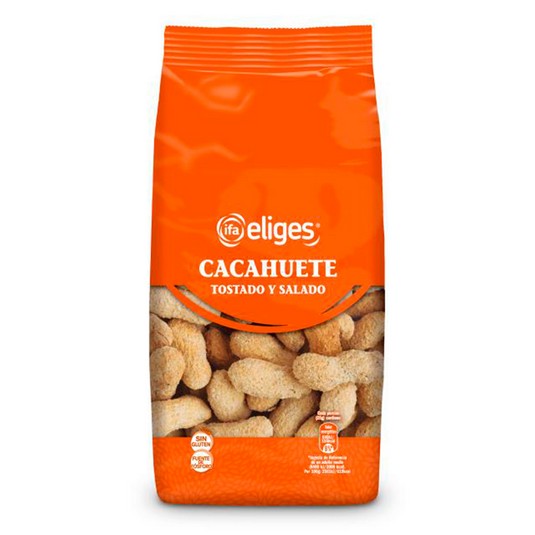 Cacahuete jumbo cáscara c/sal 250g