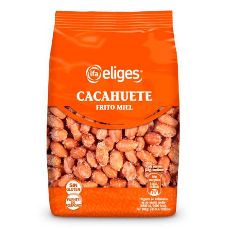 Cacahuete frito con sabor miel 125g