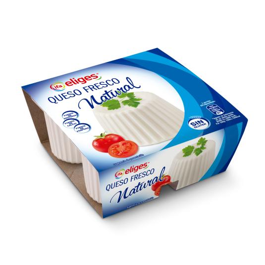 Queso fresco natural - Eliges - 4x62,5g