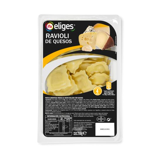 Ravioli 4 quesos Eliges - 250gr