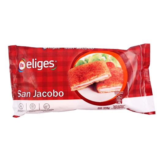 San jacobo de jamón y queso - Eliges - 320g