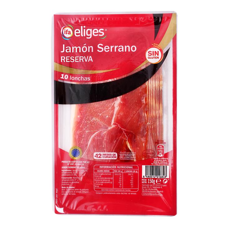 Jamón serrano sin gluten - Eliges - 150g