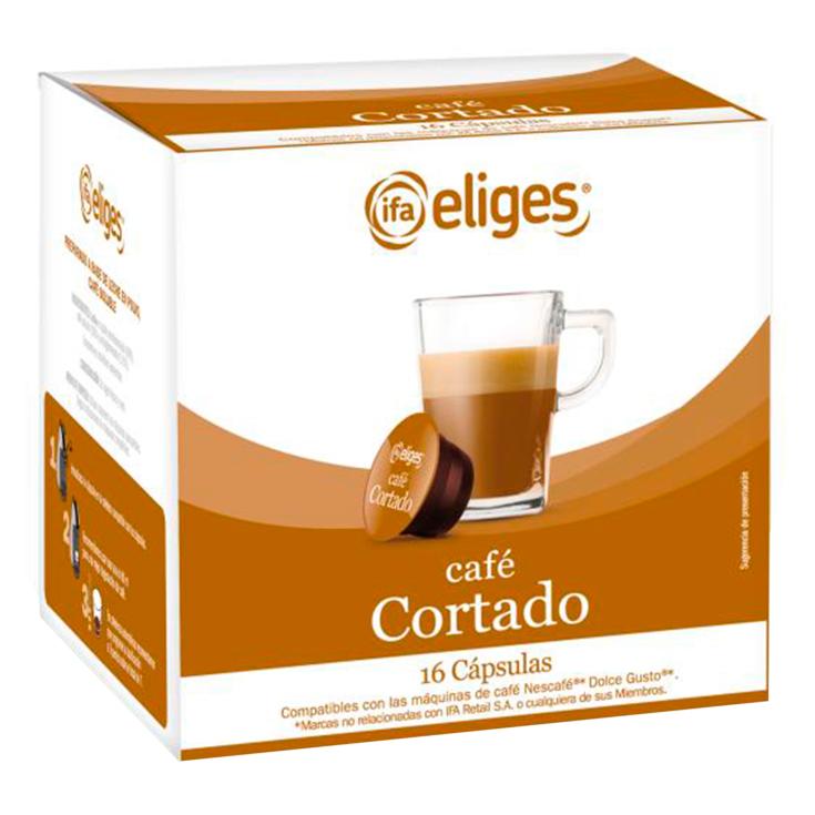 Café cápsulas cortado - Eliges - 16 uds