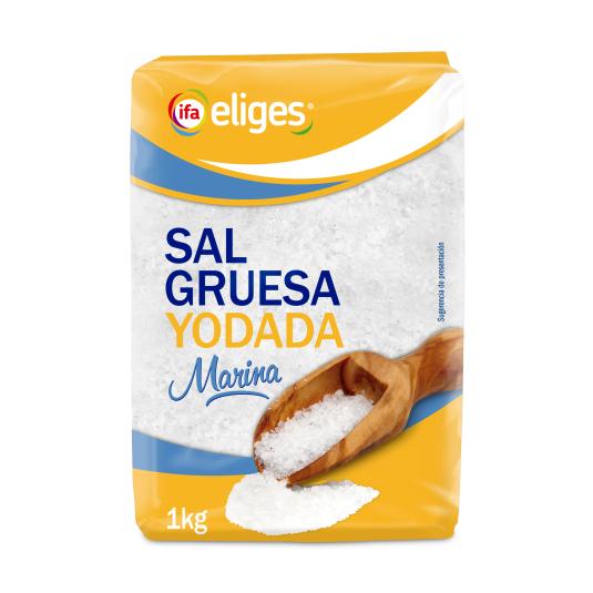 Sal gruesa yodada - Eliges - 1kg