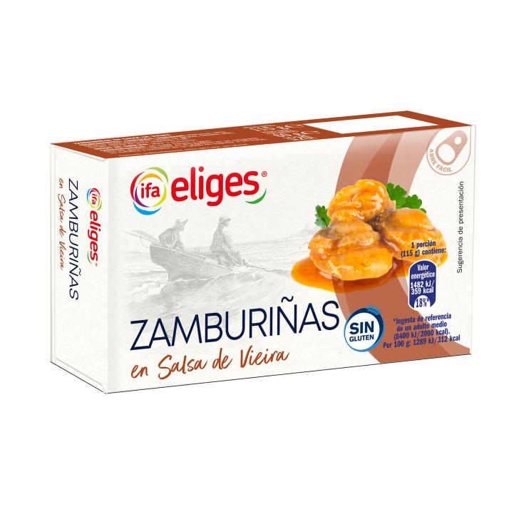 Zamburiñas en salsa vieira - Eliges - 60g Zamburiñas en salsa vieira - Eliges - 60g