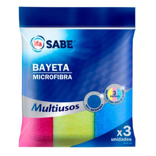 Bayetas Microfibras - Sabe - 3 uds