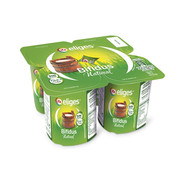 YOGUR BIFIDUS NATURAL PACK 4X125G
