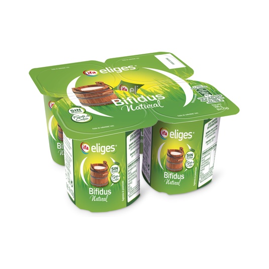 YOGUR BIFIDUS NATURAL PACK 4X125G