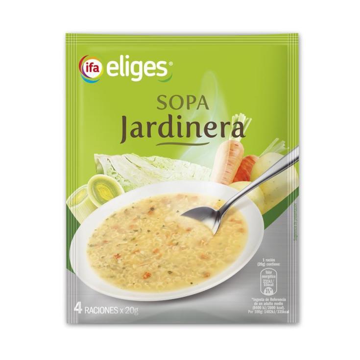 Sopa jardinera - Eliges - 80g