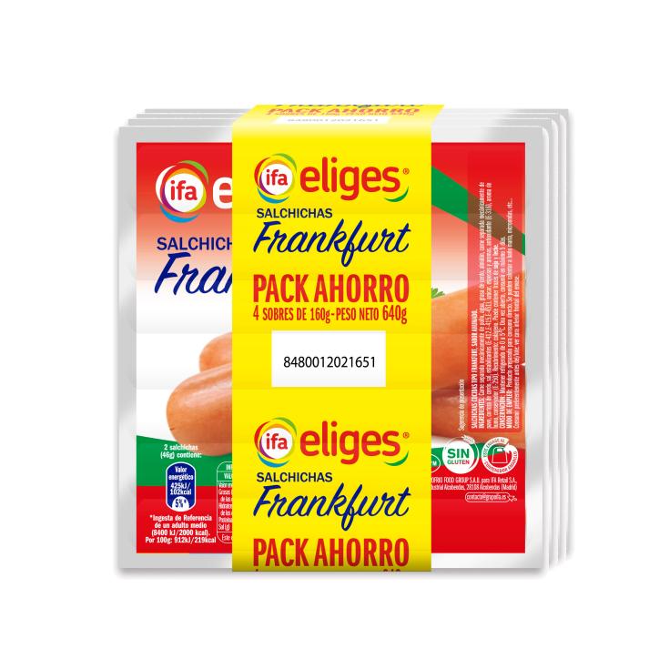 Salchichas Frankfurt - Eliges - 4x160g