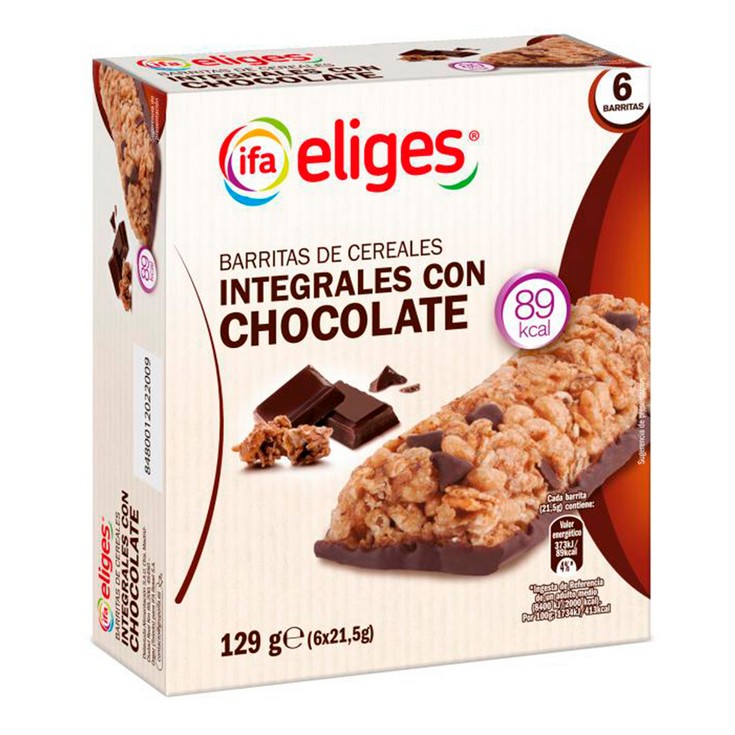 Barritas Cereales Int. Choco 6 uds 129g