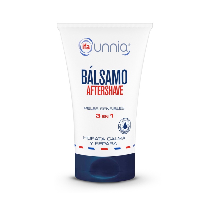 Balsamo aftershave 3 en 1, tubo de 125ml