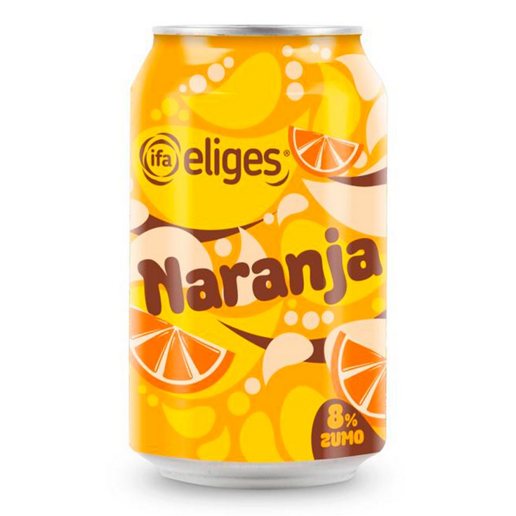 Refresco de naranja con gas - Eliges - 33cl