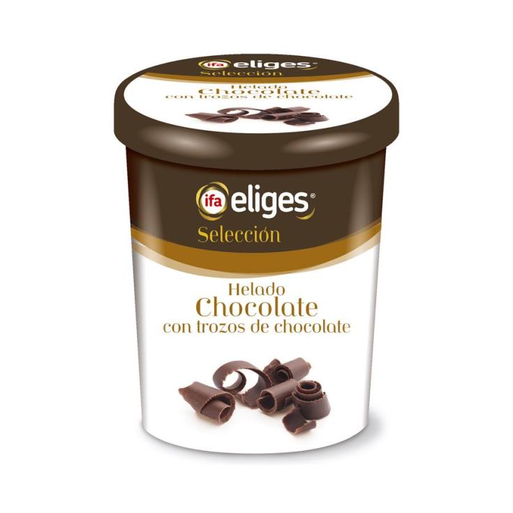 Helado Chocolate con Trozos 500ml