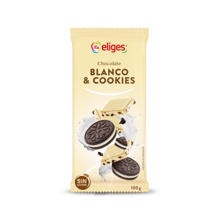 Chocolate Blanco Relleno de Galleta - Eliges - 100g