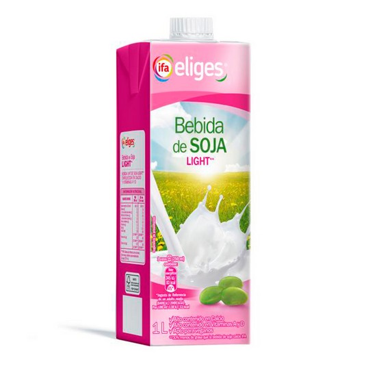 Bebida de soja light calcio - Eliges - 1l