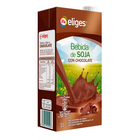 Bebida de soja con chocolate calcio - Eliges - 1l