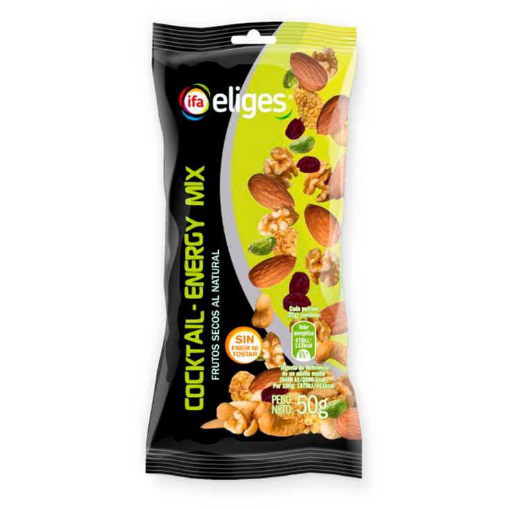 Cocktail Frutos Secos Energy Mix 50g Cocktail Frutos Secos Energy Mix 50g