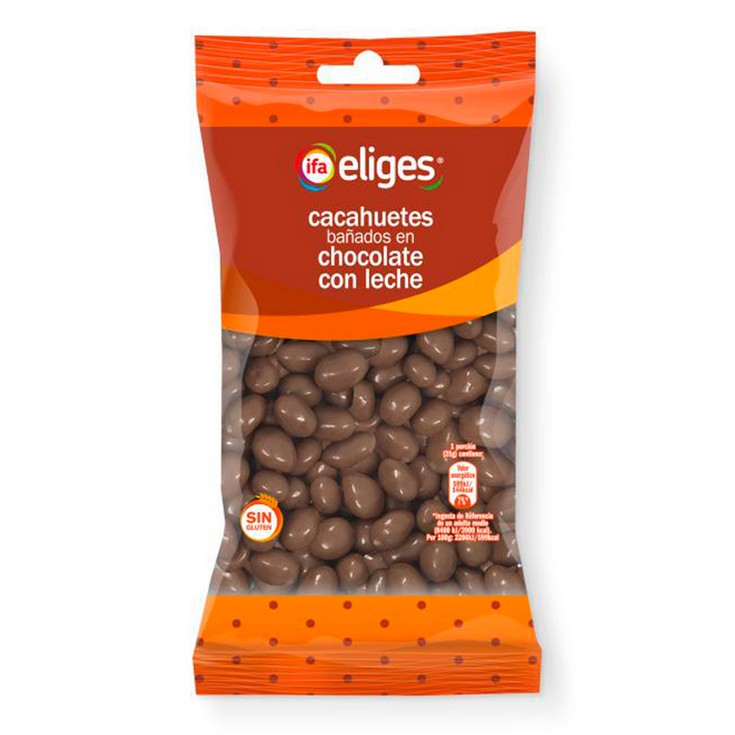 Cacahuetes de chocolate con leche - Eliges - 250g Cacahuetes de chocolate con leche - Eliges - 250g