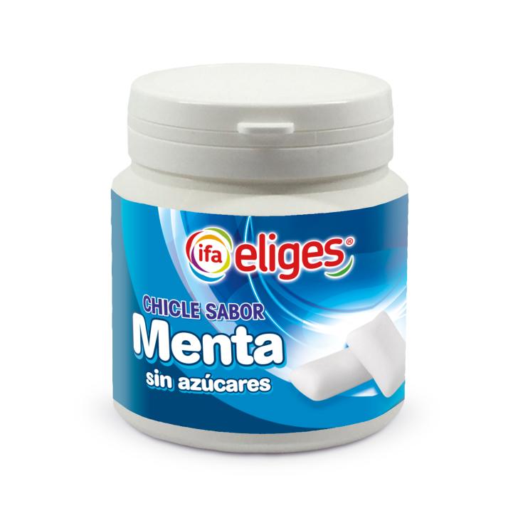 Chicles menta sin azúcar 80 uds 100g