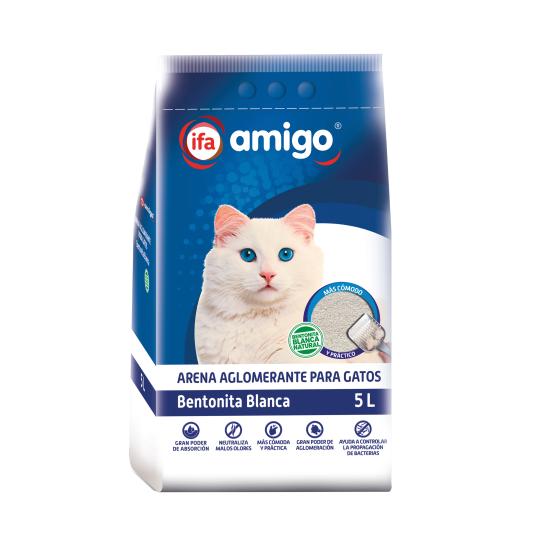 Arena para gatos aglomerante - Amigo - 4kg