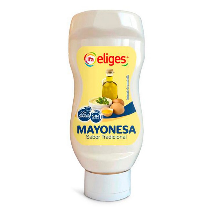 Mayonesa bocabajo - Eliges - 300ml