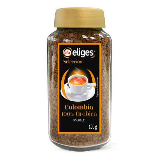 Café soluble Colombia 100% arábica - Eliges - 100g