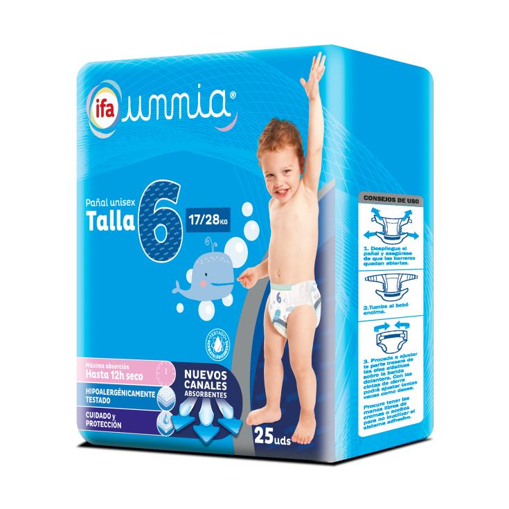 Pañal Talla 6 17/28kg 25 uds