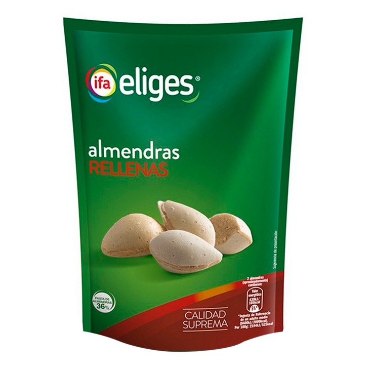 Almendra Rellena Crema Turrón 150g