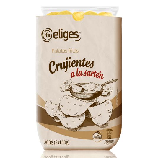 Patatas fritas crujientes - Eliges - 2x150g