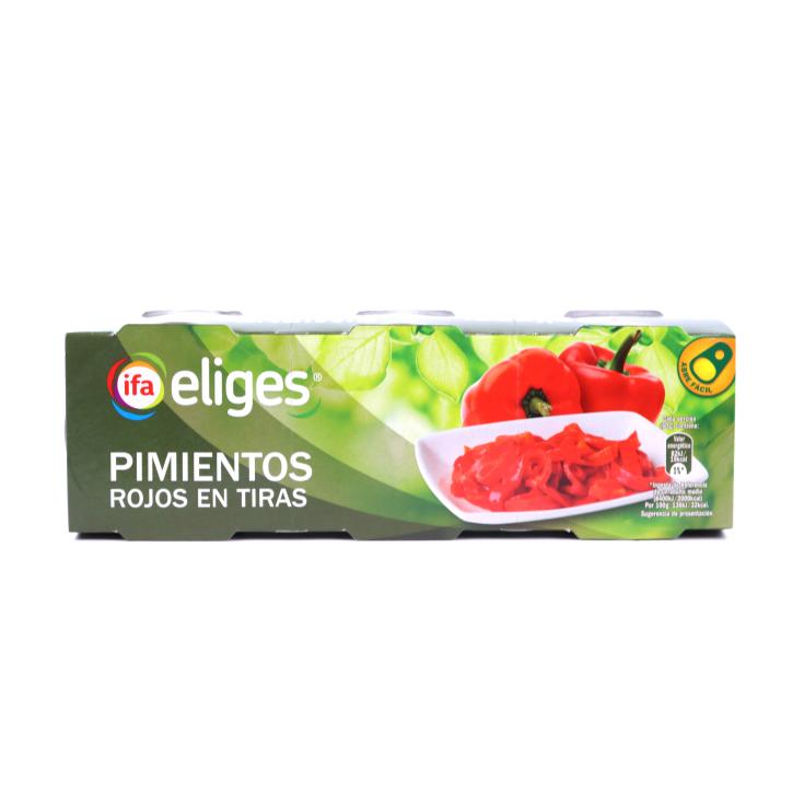 Pimiento Morrón Tiras - Eliges - 3x60g