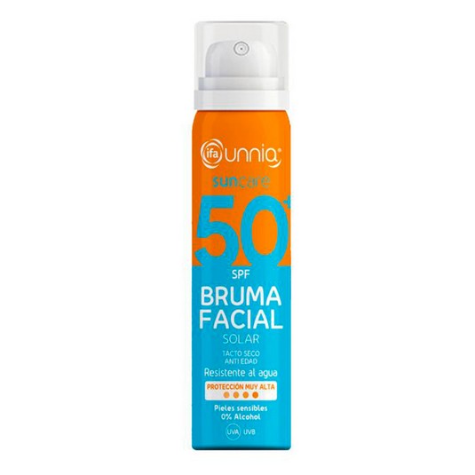 Crema facial protección solar 50+ - Unnia - 75ml