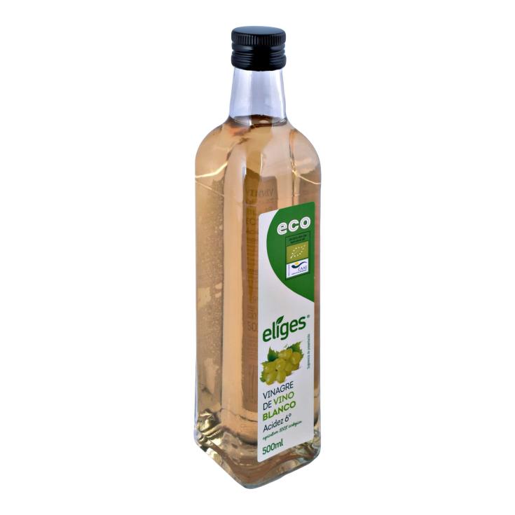 Vinagre de vino blanco ecológico - Eliges - 500ml