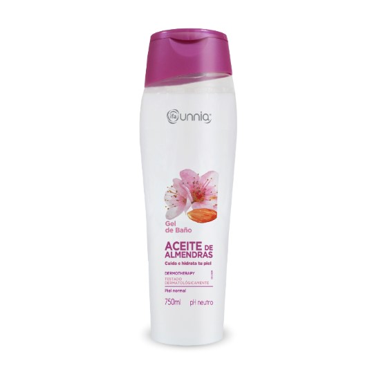 Gel de baño con leche de almendra