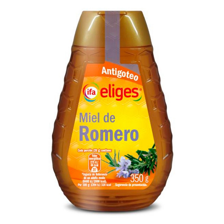 Miel de romero antigoteo - Eliges - 350g