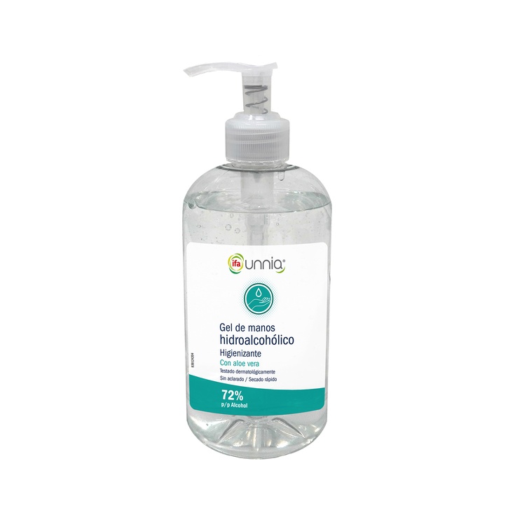 Gel de manos Hidroalcohólico Aloe Vera 500ml